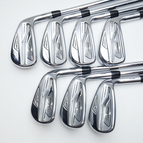 Used Titleist AP2 718 Iron Set / 4 - PW / Stiff Flex