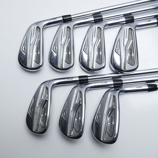 Used Titleist AP2 718 Iron Set / 4 - PW / Stiff Flex