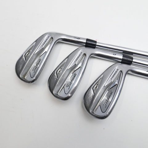 Used Titleist AP2 718 & T-MB 718 Iron Set / 4 - 9 IRON / Stiff Flex