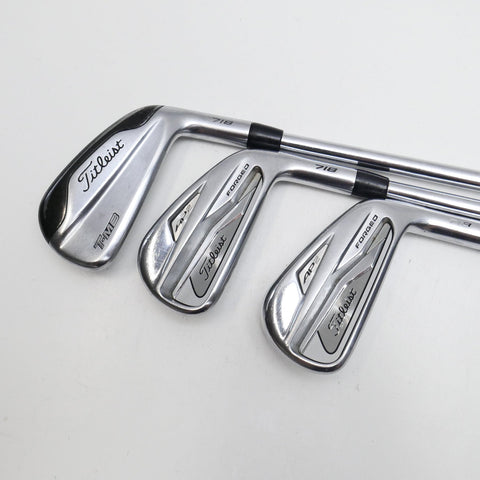 Used Titleist AP2 718 & T-MB 718 Iron Set / 4 - 9 IRON / Stiff Flex