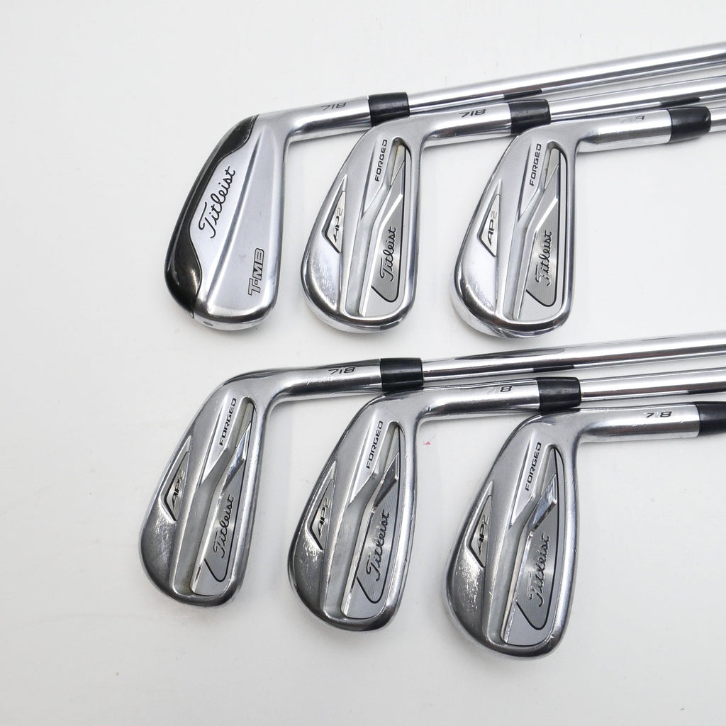 Used Titleist AP2 718 & T-MB 718 Iron Set / 4 - 9 IRON / Stiff Flex