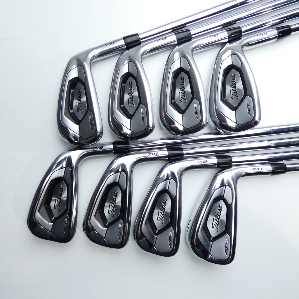 Used Titleist AP3 718 Iron Set / 3 - PW / Stiff Flex