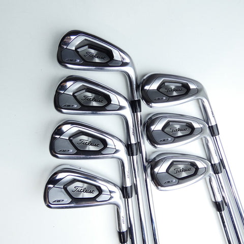 Used Titleist AP3 718 Iron Set / 4 - PW / Stiff Flex