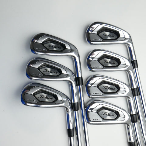 Used Titleist AP3 718 Iron Set / 4 - PW / Stiff Flex