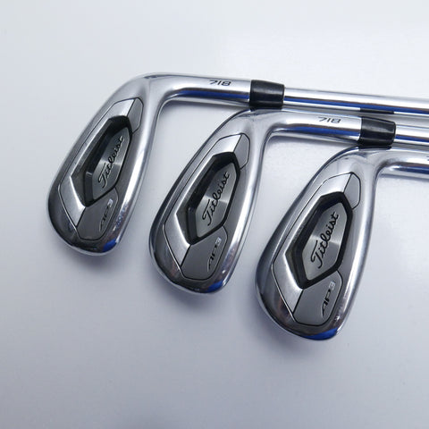Used Titleist AP3 718 Iron Set / 4 - PW / Stiff Flex