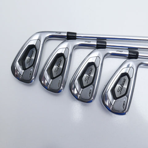 Used Titleist AP3 718 Iron Set / 4 - PW / Stiff Flex