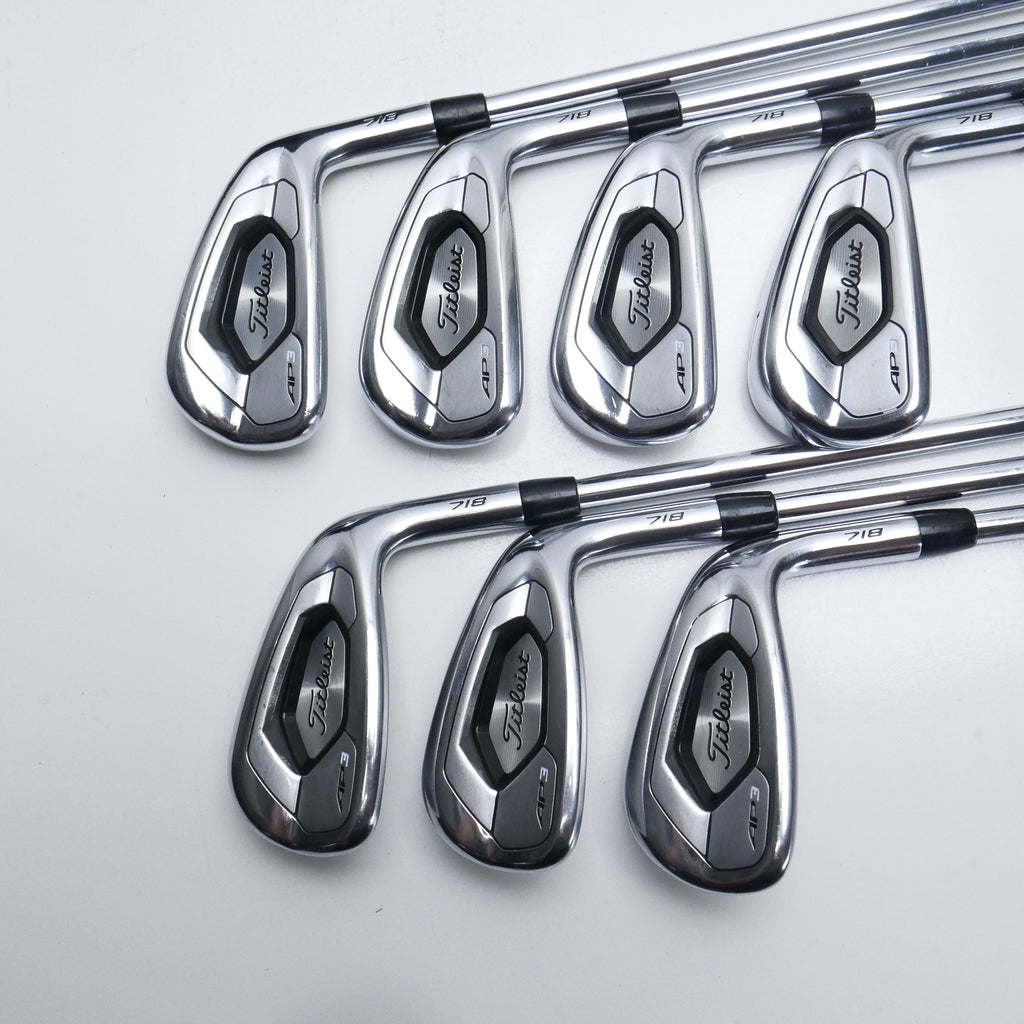 Used Titleist AP3 718 Iron Set / 4 - PW / Stiff Flex