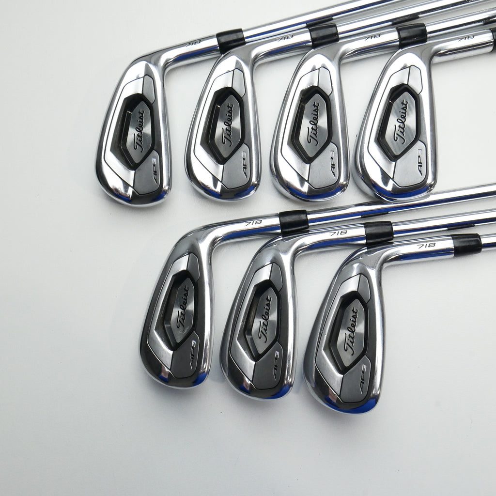 Used Titleist AP3 718 Iron Set / 4 - PW / Stiff Flex