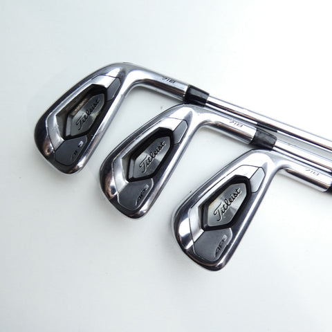 Used Titleist AP3 718 Iron Set / 5 - PW / Stiff Flex