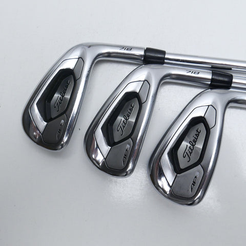 Used Titleist AP3 718 Iron Set / 6 - PW / Regular Flex