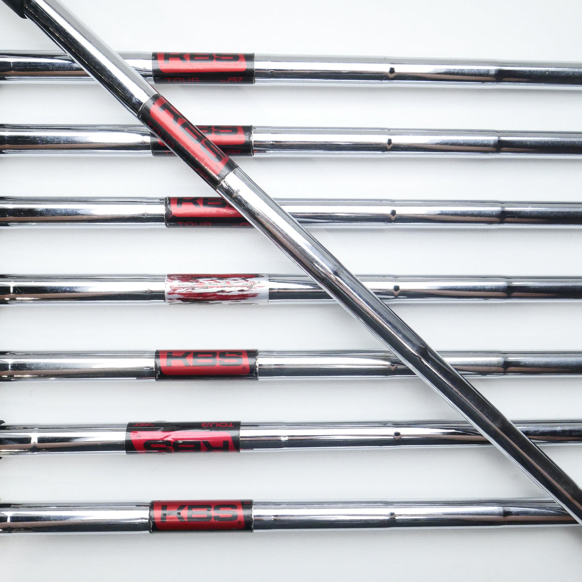 Used Titleist CB 714 Iron Set / 3 - PW / Stiff Flex / Left-Handed