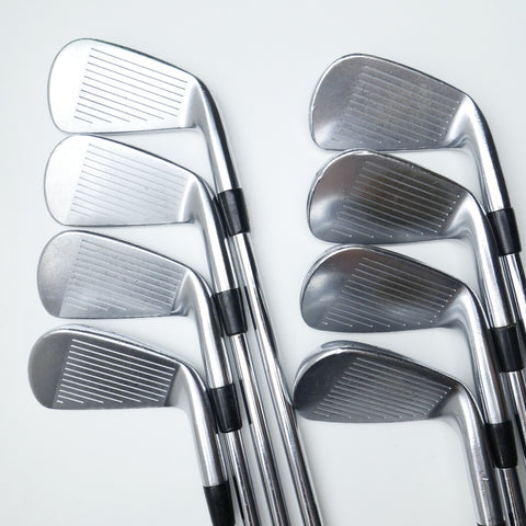 Used Titleist CB 714 Iron Set / 3 - PW / Stiff Flex / Left-Handed