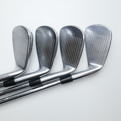 Used Titleist CB 714 Iron Set / 3 - PW / Stiff Flex / Left-Handed