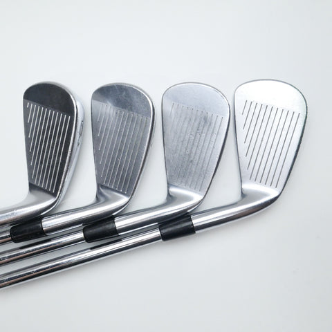 Used Titleist CB 714 Iron Set / 3 - PW / Stiff Flex / Left-Handed