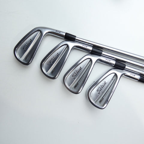 Used Titleist CB 714 Iron Set / 4 - PW / Regular Flex