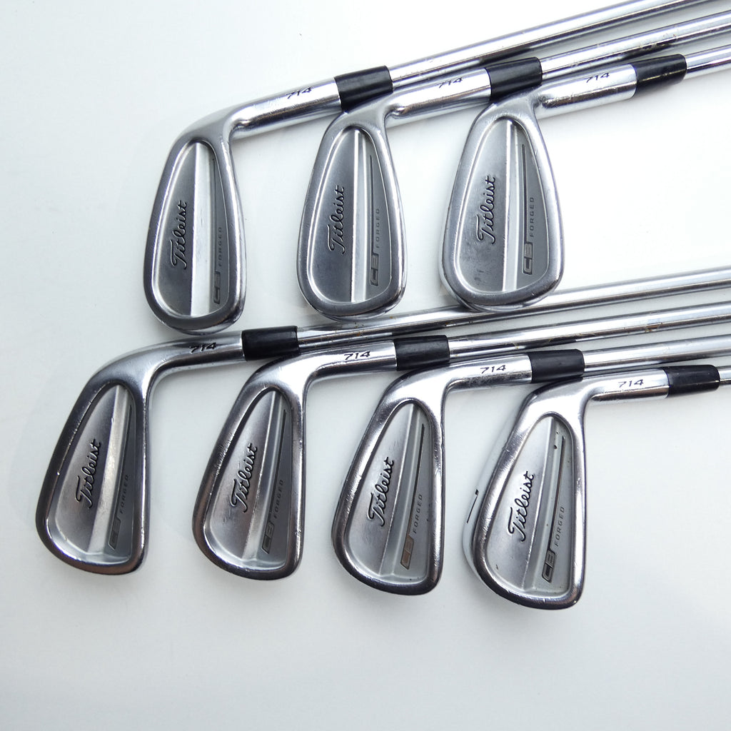 Used Titleist CB 714 Iron Set / 4 - PW / Regular Flex