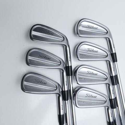 Used Titleist CB 714 Iron Set / 4 - PW / Stiff Flex