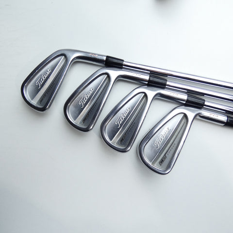 Used Titleist CB 714 Iron Set / 4 - PW / Stiff Flex