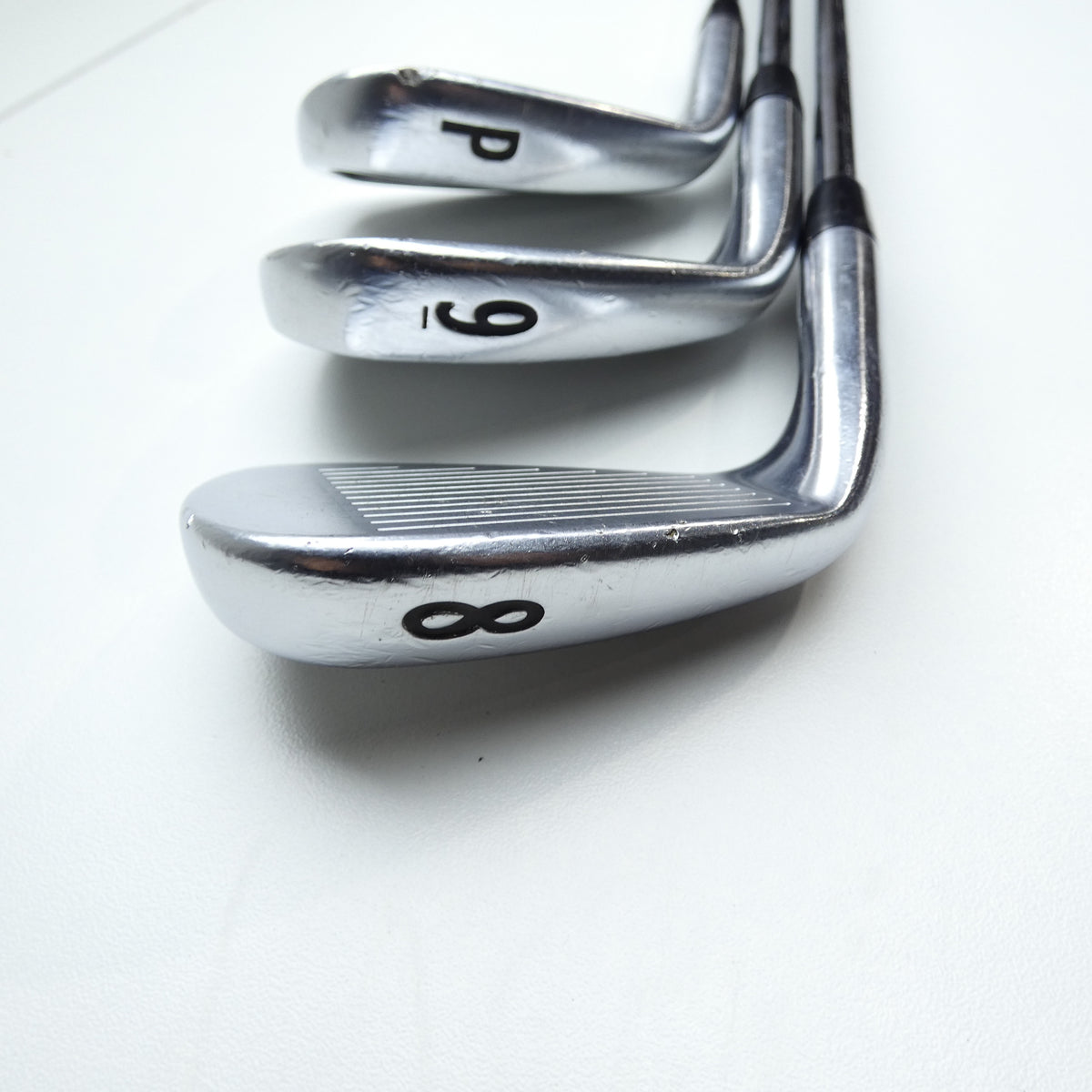 Used Titleist CB 714 Iron Set / 4 - PW / Stiff Flex