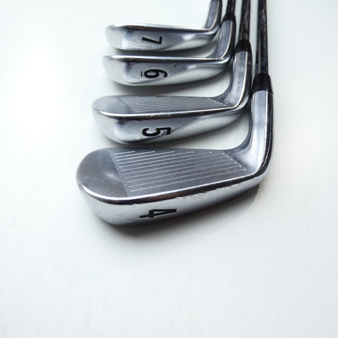 Used Titleist CB 714 Iron Set / 4 - PW / Stiff Flex