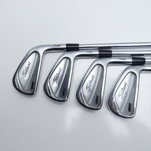 Used Titleist CB 716 Iron Set / 3 - PW / Stiff Flex