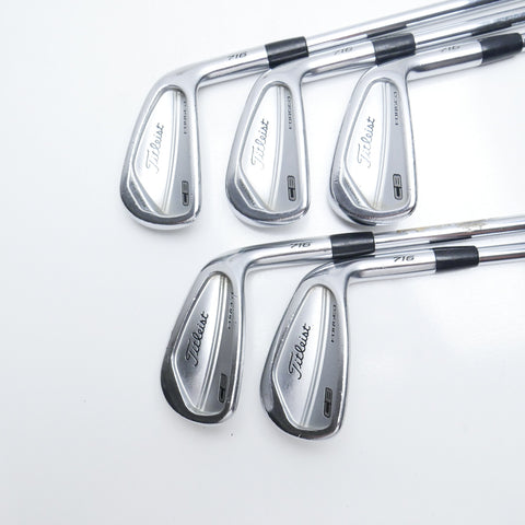 Used Titleist CB 716 Iron Set / 5 - 9 IRON / Stiff Flex