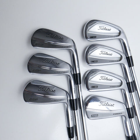 Used Titleist CB 716 & MB 716 Combo Set Iron Set / 4 - PW / Stiff Flex