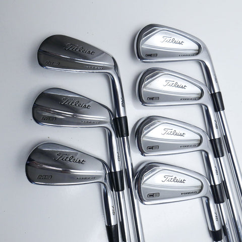 Used Titleist CB 716 & MB 716 Combo Set Iron Set / 4 - PW / X-Stiff Flex