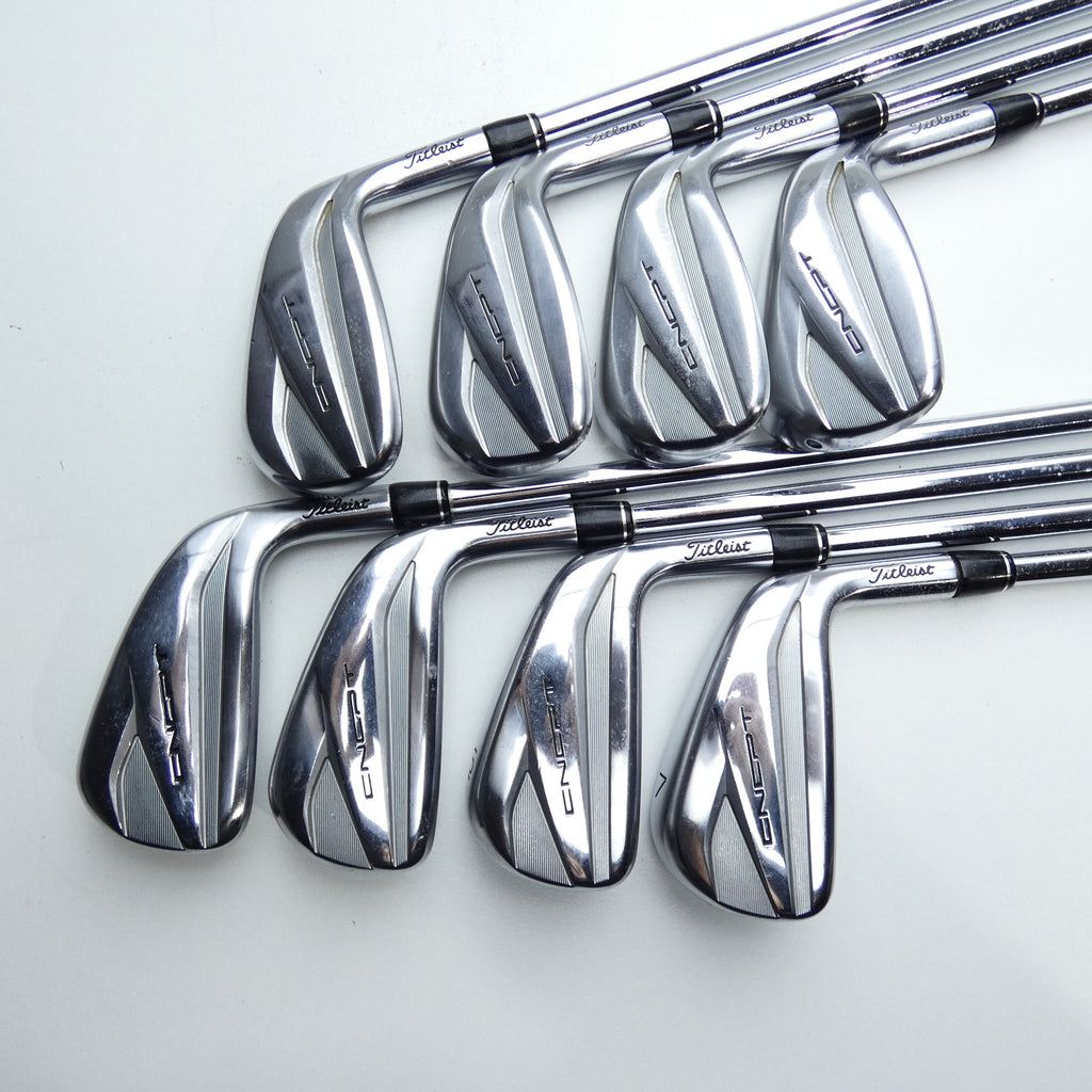Used Titleist CNCPT CP-03 Iron Set / 4 - PW + 48° / Stiff Flex
