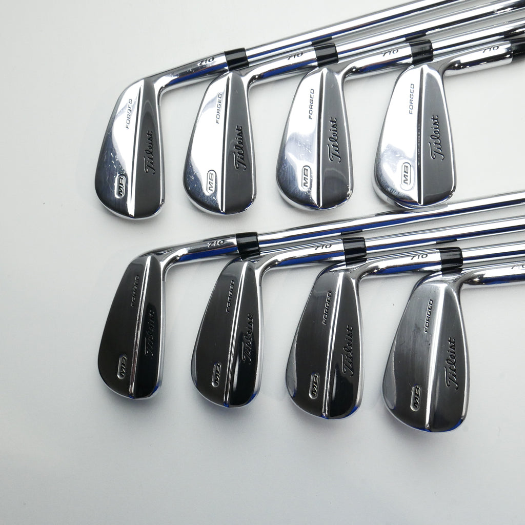 Used Titleist MB 710 Iron Set / 3 - PW / Stiff Flex