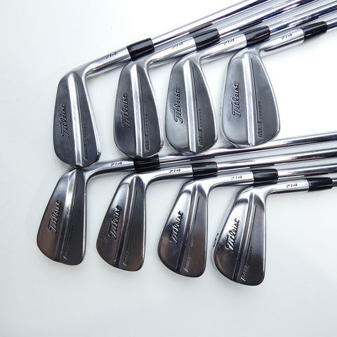 Used Titleist MB 714 Iron Set / 3 - PW / Stiff Flex
