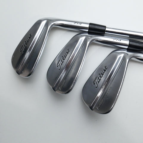 Used Titleist MB 714 Iron Set / 4 - PW / Stiff Flex