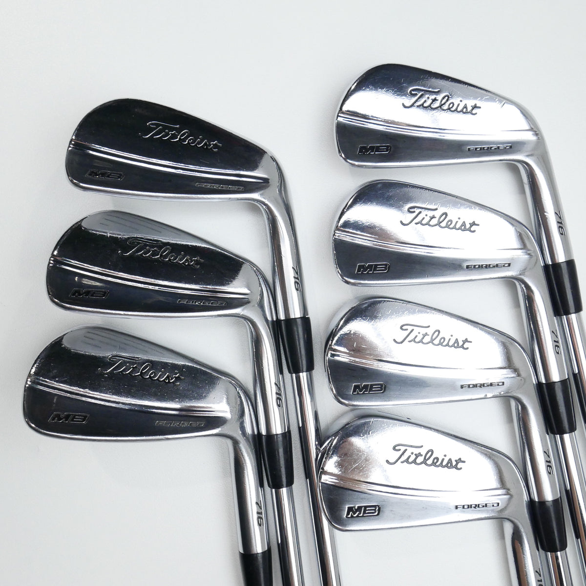 Used Titleist MB 716 Iron Set / 4 - PW / Stiff Flex