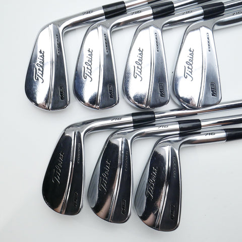 Used Titleist MB 716 Iron Set / 4 - PW / Stiff Flex