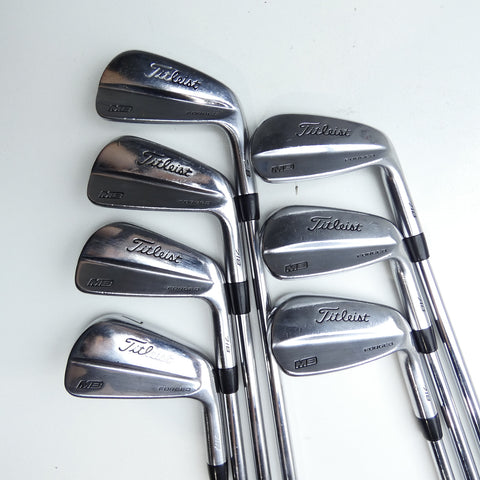 Used Titleist MB 718 Iron Set / 4 - PW / Stiff Flex