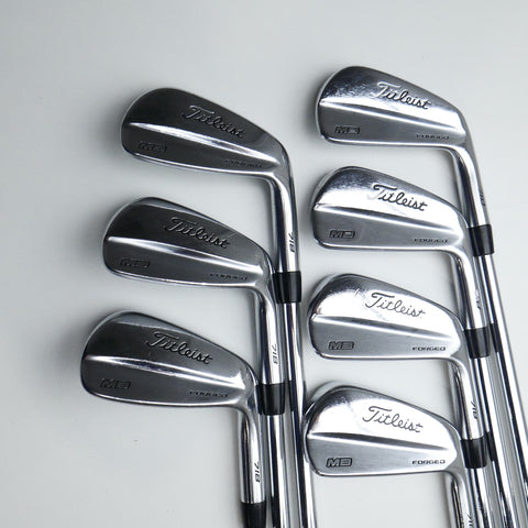 Used Titleist MB 718 Iron Set / 4 - PW / Stiff Flex