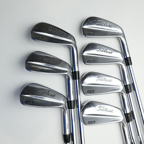 Used Titleist MB 718 Iron Set / 4 - PW / Stiff Flex