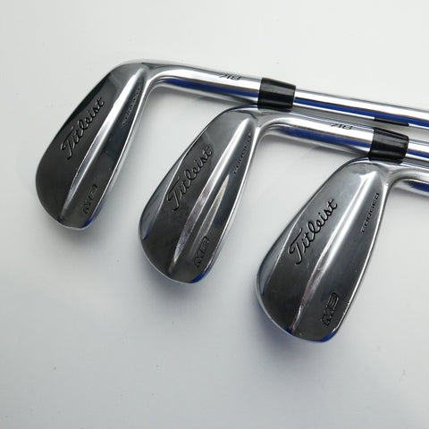 Used Titleist MB 718 Iron Set / 4 - PW / Stiff Flex