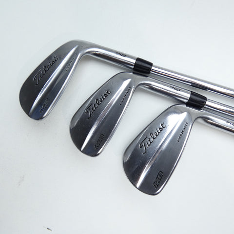Used Titleist MB 718 Iron Set / 4 - PW / Stiff Flex