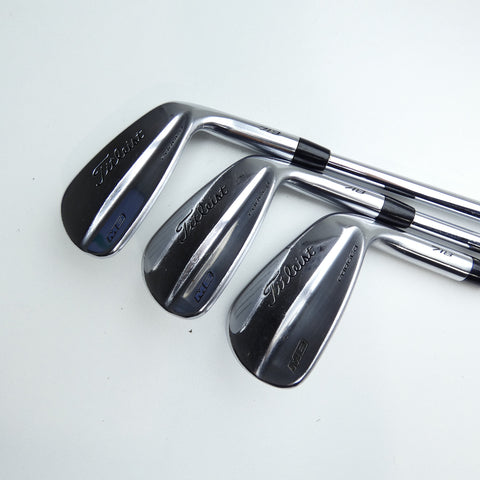 Used Titleist MB 718 Iron Set / 4 - PW / Stiff Flex