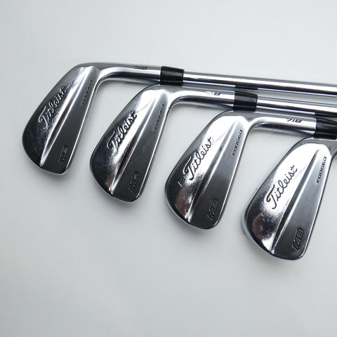 Used Titleist MB 718 Iron Set / 4 - PW / Stiff Flex