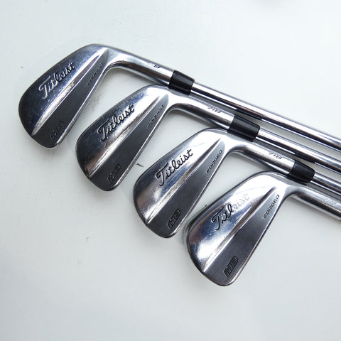 Used Titleist MB 718 Iron Set / 4 - PW / Stiff Flex