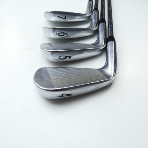 Used Titleist MB 718 Iron Set / 4 - PW / Stiff Flex