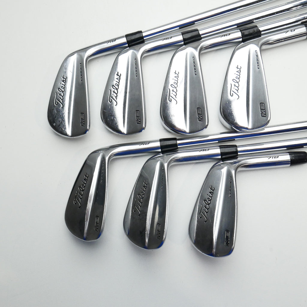 Used Titleist MB 718 Iron Set / 4 - PW / Stiff Flex