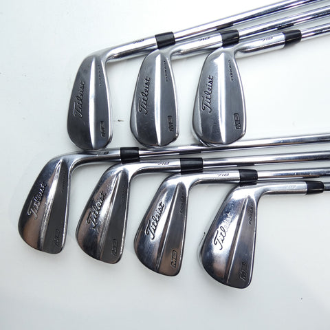 Used Titleist MB 718 Iron Set / 4 - PW / Stiff Flex