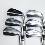 Used Titleist MB 718 Iron Set / 5 - PW / Stiff Flex