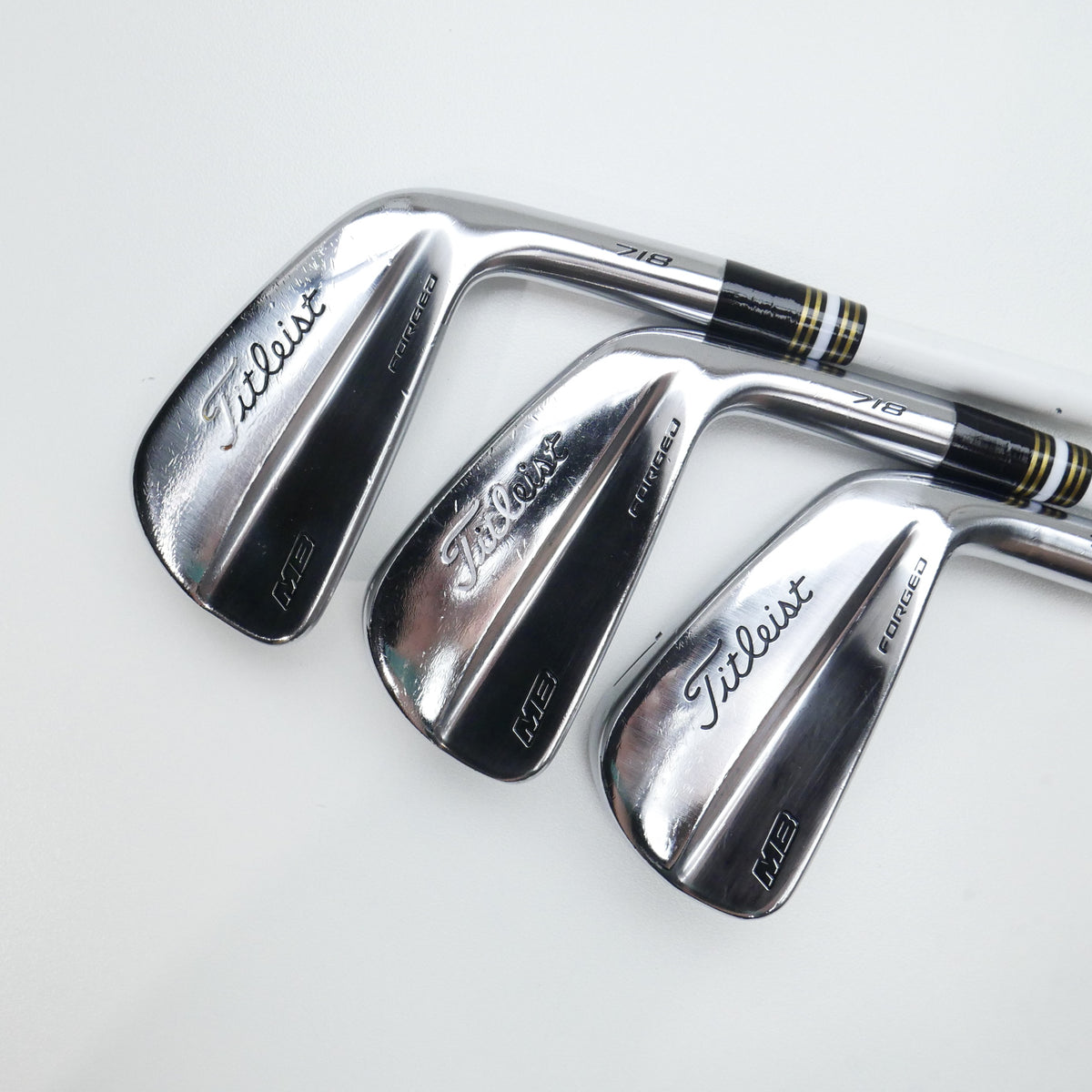 Used Titleist MB 718 Iron Set / 5 - PW / Stiff Flex