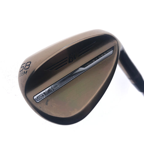Used Titleist SM10 Oil Can Lob Wedge / 58.0 Degrees / Stiff Flex