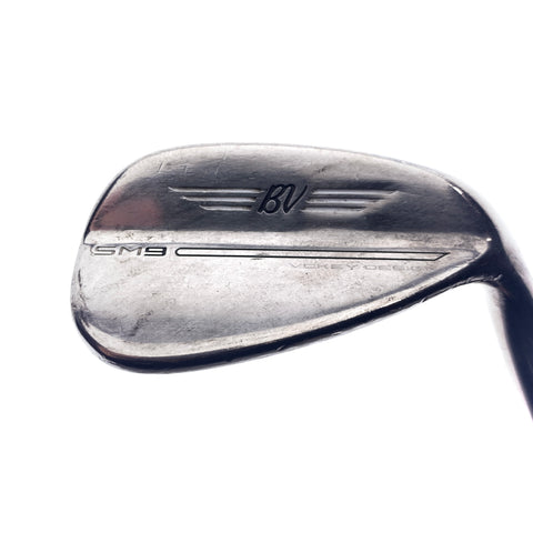 Used Titleist SM9 Brushed Steel Gap Wedge / 50.0 Degrees / Wedge Flex