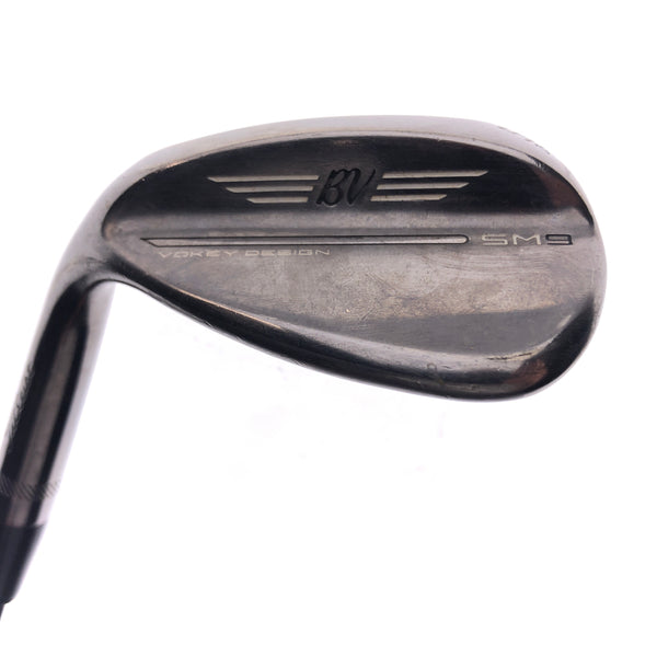Used Titleist SM9 Brushed Steel Lob Wedge / 58 Degrees / X-Stiff Flex / L-H